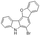6-Bromo-5H-benzofuro[3,2-c]carbazole molecular structure (CAS 1438427-35-0)