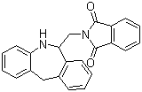 结构式 CAS# 143878-20-0, 6-(邻苯二甲酰亚胺基甲基)-6,11-二氢-5H-二苯并-[b,e]氮杂卓