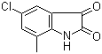 5-Chloro-7-methylisatin molecular structure (CAS 14389-06-1)