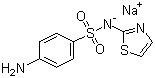 Sulfathiazole sodium molecular structure (CAS 144-74-1)
