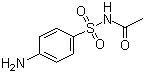 结构式 CAS# 144-80-9, 磺胺醋酰; N-(4-氨基苯磺酰基)乙酰胺
