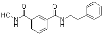 N1-Hydroxy-N3-(2-phenylethyl)-1,3-benzenedicarboxamide molecular structure (CAS 1440209-96-0)