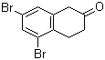 5,7-Dibromo-2-tetralone molecular structure (CAS 144066-44-4)