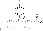 Bis(4-fluorophenyl)(3-nitrophenyl)phosphine oxide molecular structure (CAS 144091-75-8)