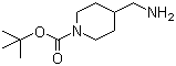 1-Boc-4-(aminomethyl)piperidine molecular structure (CAS 144222-22-0)