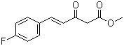 结构式 CAS# 144224-15-7, 5-(4-氟苯基)-3-氧代-4-戊烯酸甲酯