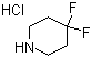 4,4-Difluoropiperidine hydrochloride molecular structure (CAS 144230-52-4)