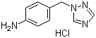 结构式 CAS# 144235-64-3, 4-[1H-1,2,4-三氮唑-1-基甲基]苯胺盐酸盐