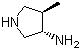 (3S,4R)-4-Methylpyrrolidin-3-amine molecular structure (CAS 144238-35-7)