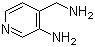 结构式 CAS# 144288-49-3, 3-氨基-4-氨甲基吡啶; 3-氨基吡啶-4-甲胺