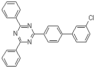 2-(3'-Chloro[1,1'-biphenyl]-4-yl)-4,6-diphenyl-1,3,5-triazine molecular structure (CAS 1443049-84-0)