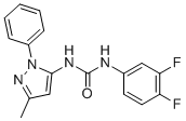 structure of CAS# 1443246-62-5, 1-(3,4-difluorophenyl)-3-(3-methyl-1-phenyl-1H-pyrazol-5-yl)urea