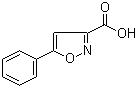 5-苯基-3-异恶唑羧酸分子结构 (CAS 14441-90-8)