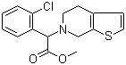 structure of CAS# 144457-43-2, Methyl 2-(2-chlorophenyl)-2-(4,5-dihydrothieno[2,3-c]pyridin-6(7H)-yl)acetate