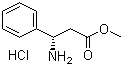 structure of CAS# 144494-72-4, (betaS)-beta-Aminobenzenepropanoic acid methyl ester hydrochloride
