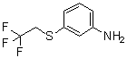 structure of CAS# 1445684-99-0, 3-[(2,2,2-Trifluoroethyl)thio]benzenamine