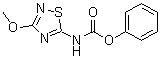 N-(3-Methoxy-1,2,4-thiadiazol-5-yl)carbamic acid phenyl ester molecular structure (CAS 1445988-32-8)