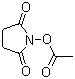 1-(Acetoxy)pyrrolidine-2,5-dione molecular structure (CAS 14464-29-0)