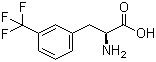 structure of CAS# 14464-68-7, 3-(Trifluoromethyl)-L-phenylalanine;(S)-2-Amino-3-[3-(trifluoromethyl)phenyl]propionic acid