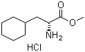 3-环己基-D-丙氨酸甲酯盐酸盐分子结构 (CAS 144644-00-8)
