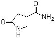 structure of CAS# 14466-21-8, 5-Oxopyrrolidine-3-carboxamide;5-Oxopyrrolidine-3-carboxylic acid amide