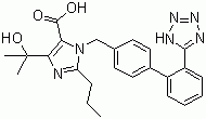 Olmesartan molecular structure (CAS 144689-24-7)