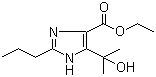 Ethyl 4-(1-hydroxy-1-methylethyl)-2-propyl-imidazole-5-carboxylate molecular structure (CAS 144689-93-0)