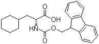 结构式 CAS# 144701-25-7, N-芴甲氧羰基-3-环己基-D-丙氨酸