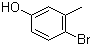 4-Bromo-3-methylphenol molecular structure (CAS 14472-14-1)