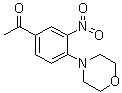 结构式 CAS# 144783-46-0, 1-[4-(4-吗啉基)-3-硝基苯基]乙酮