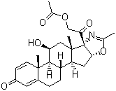 Deflazacort  molecular structure (CAS 14484-47-0)