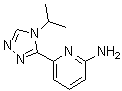6-[4-(1-Methylethyl)-4H-1,2,4-triazol-3-yl]-2-pyridinamine molecular structure (CAS 1448427-99-3)