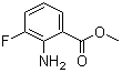 结构式 CAS# 144851-82-1, 2-氨基-3-氟苯甲酸甲酯