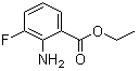2-Amino-3-fluorobenzoic acid ethyl ester molecular structure (CAS 144851-84-3)