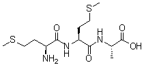L-蛋氨酰-L-蛋氨酰-L-丙氨酸分子结构 (CAS 14486-08-9)