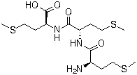 L-蛋氨酰-L-蛋氨酰-L-蛋氨酸分子结构 (CAS 14486-15-8)