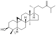 24-Methylenecycloartan-3-ol molecular structure (CAS 1449-09-8)