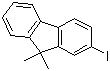 structure of CAS# 144981-85-1, 2-Iodo-9,9-dimethylfluorene;2-Iodo-9,9-dimethyl-9H-fluorene; 9,9-Dimethyl-2-iodofluorene