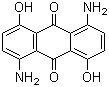 结构式 CAS# 145-49-3, 1,5-二氨基-4,8-二羟基-9,10-蒽二酮