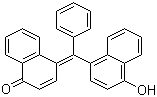 p-Naphtholbenzein molecular structure (CAS 145-50-6)