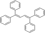 structure of CAS# 1450-63-1, 1,1,4,4-Tetraphenyl-1,3-butadiene;1,1,4,4-Tetraphenylbutadiene; NSC 12572; TPB; TPB (dopant); Tetraphenylbutadiene