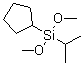 Cyclopentylisopropyldimethoxysilane molecular structure (CAS 145040-94-4)