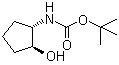 ((1S,2S)-2-Hydroxycyclopentyl)carbamic acid tert-butyl ester molecular structure (CAS 145106-43-0)