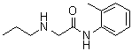 N-(2-甲基苯基)-2-(丙基氨基)乙酰胺分子结构 (CAS 145133-92-2)