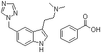 Rizatriptan benzoate  molecular structure (CAS 145202-66-0)