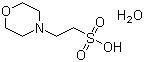 structure of CAS# 145224-94-8, MES monohydrate;2-(N-Morpholino)ethanesulfonic acid monohydrate