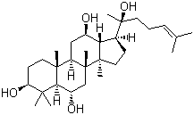 Protopanaxatriol molecular structure (CAS 1453-93-6)
