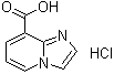 Imidazo[1,2-a]pyridine-8-carboxylic acid monohydrochloride molecular structure (CAS 145335-90-6)