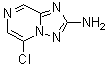 structure of CAS# 1454653-85-0, 5-Chloro[1,2,4]triazolo[1,5-a]pyrazin-2-amine