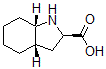 (2R,3aS,7aS)-Octahydro-1H-indole-2-carboxylic acid molecular structure (CAS 145513-91-3)